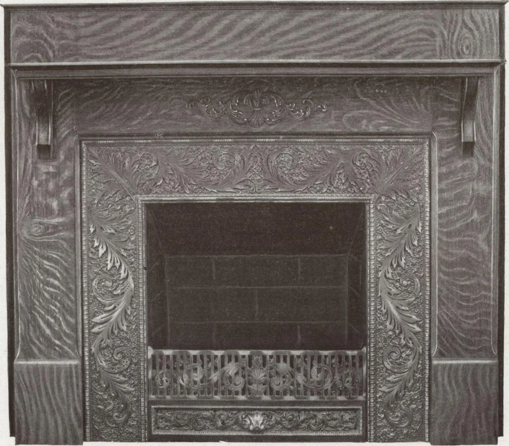 An illustration from Catalogue Aldine Grate & Mantel Company, 1906, leaf 48
