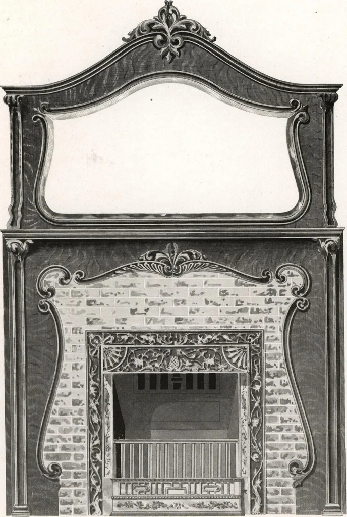 An illustration from Catalogue Aldine Grate & Mantel Company, 1906, leaf 58