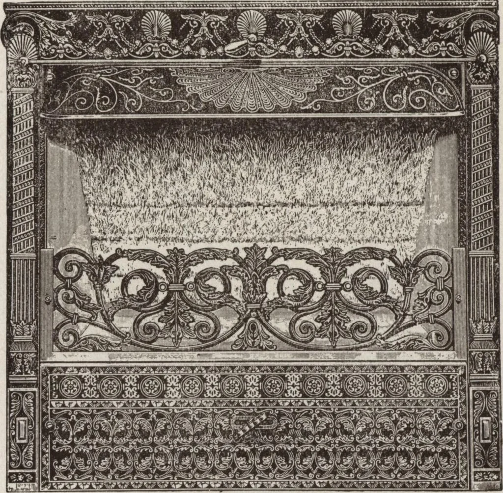 An illustration from Catalogue Aldine Grate & Mantel Company, 1906, leaf 8
