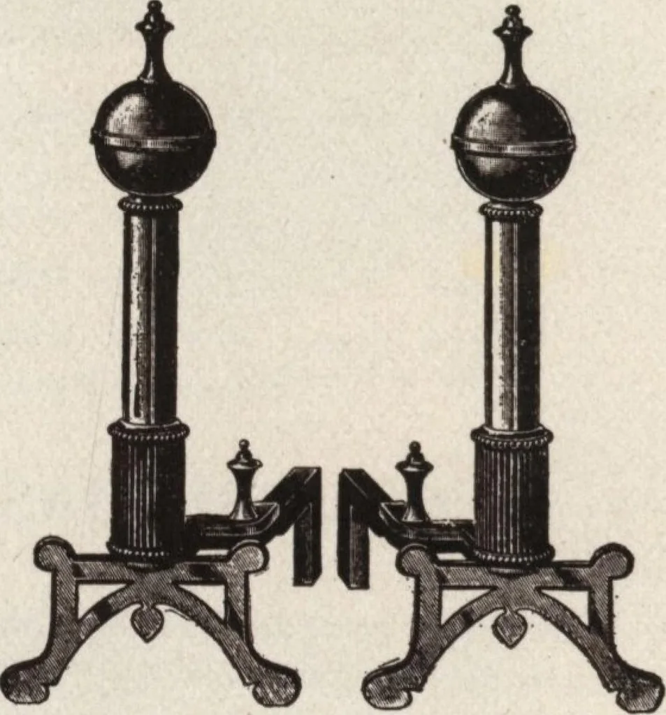 An illustration from Catalogue Aldine Grate & Mantel Company, 1906, leaf 9