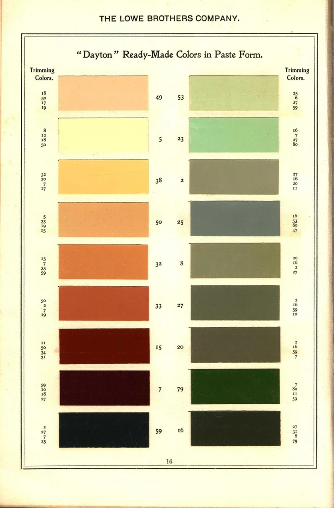An illustration from Catalogue and price list of the manufactures of the Lowe Brothers., 1910, leaf 20