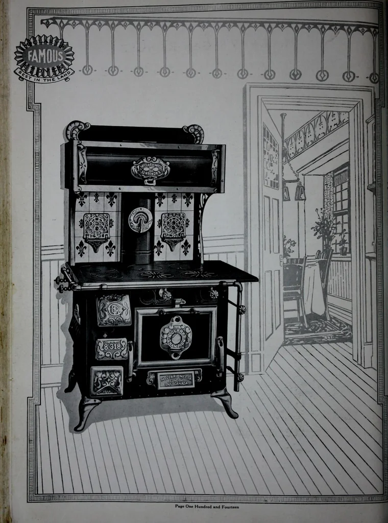 An illustration from Catalogue eighty-six: cooking and heating appliances 1914., 1914, leaf 107