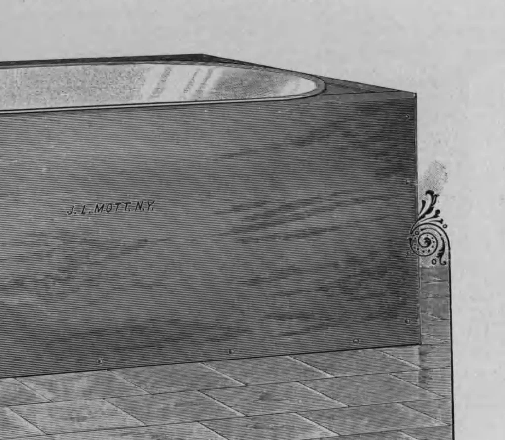 An illustration from Catalogue "G" : illustrating the Plumbing and Sanitary Department of the J.L. Mott Iron Works .., 1888, leaf 43