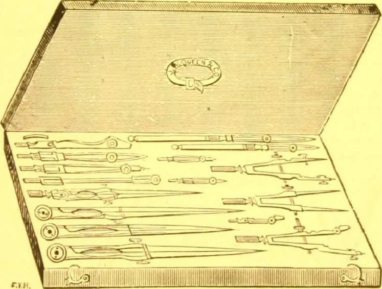 An illustration from Catalogue : mathematical and engineering instruments and materials manufactured and imported by James W. Queen & Co., 1880, leaf 12