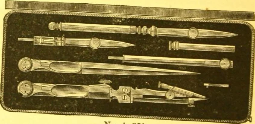 An illustration from Catalogue : mathematical and engineering instruments and materials manufactured and imported by James W. Queen & Co., 1880, leaf 29