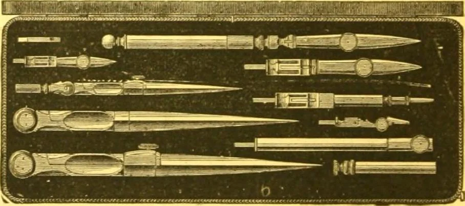 An illustration from Catalogue : mathematical and engineering instruments and materials manufactured and imported by James W. Queen & Co., 1880, leaf 31