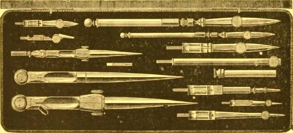 An illustration from Catalogue : mathematical and engineering instruments and materials manufactured and imported by James W. Queen & Co., 1880, leaf 32