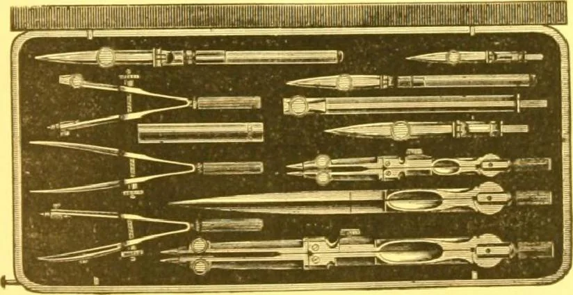 An illustration from Catalogue : mathematical and engineering instruments and materials manufactured and imported by James W. Queen & Co., 1880, leaf 40