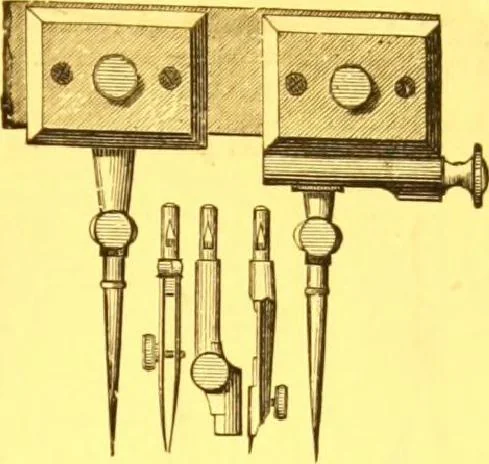 An illustration from Catalogue : mathematical and engineering instruments and materials manufactured and imported by James W. Queen & Co., 1880, leaf 46