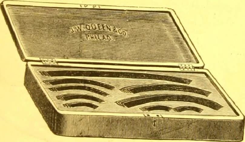 An illustration from Catalogue : mathematical and engineering instruments and materials manufactured and imported by James W. Queen & Co., 1880, leaf 78