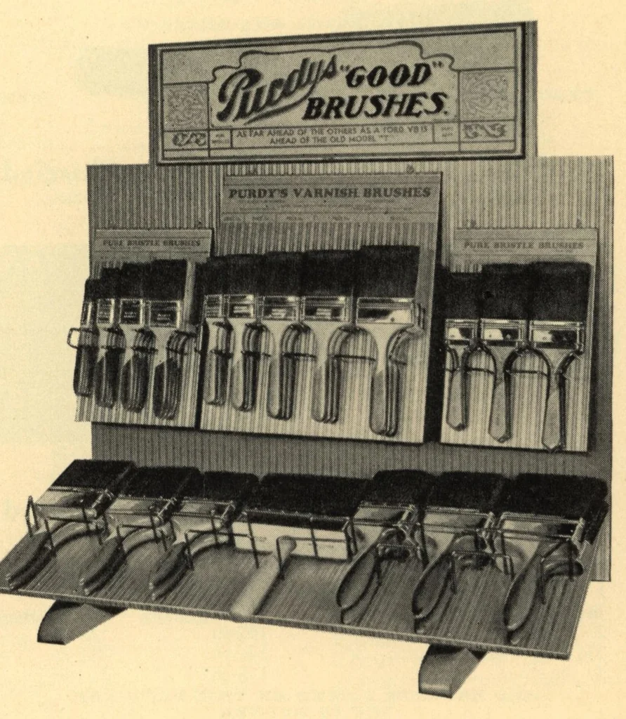 An illustration from Catalogue no.4: Purdy's "good" brushes., 1920, leaf 31