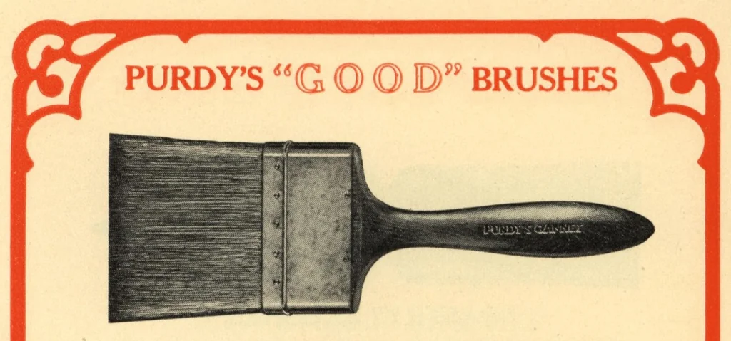 An illustration from Catalogue no.4: Purdy's "good" brushes., 1920, leaf 39