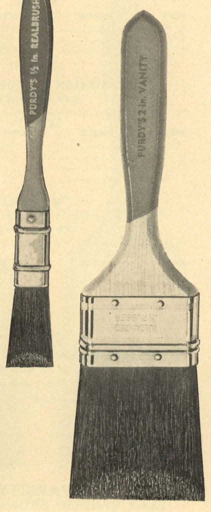An illustration from Catalogue no.4: Purdy's "good" brushes., 1920, leaf 8