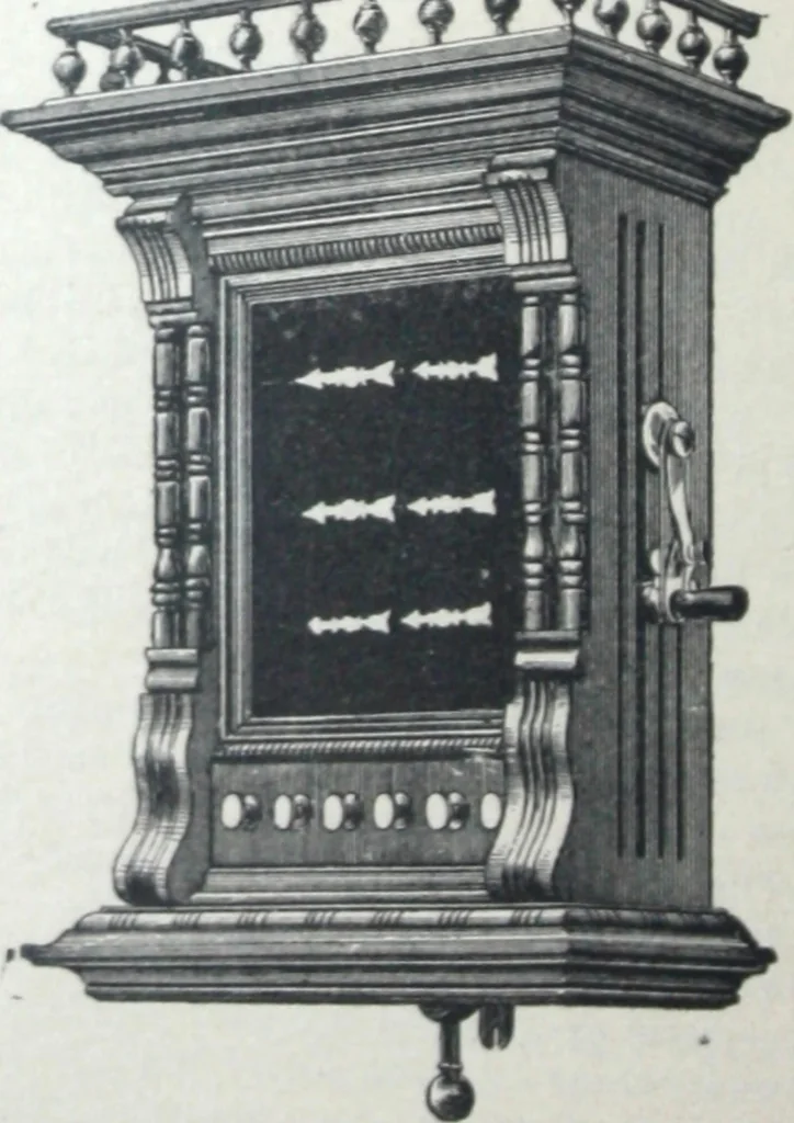 An illustration from Catalogue of O.D. Pierce & Co. manufacturers of and dealers in electrical supplies ..., 1893, leaf 11