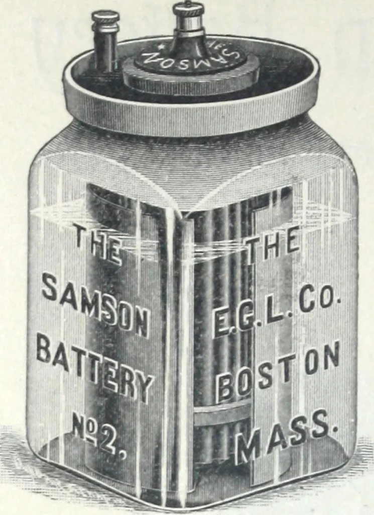 An illustration from Catalogue of O.D. Pierce & Co. manufacturers of and dealers in electrical supplies ..., 1893, leaf 19
