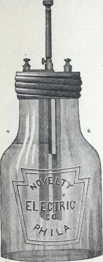 An illustration from Catalogue of O.D. Pierce & Co. manufacturers of and dealers in electrical supplies ..., 1893, leaf 20