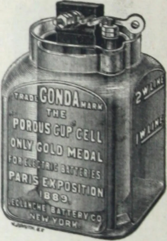 An illustration from Catalogue of O.D. Pierce & Co. manufacturers of and dealers in electrical supplies ..., 1893, leaf 21