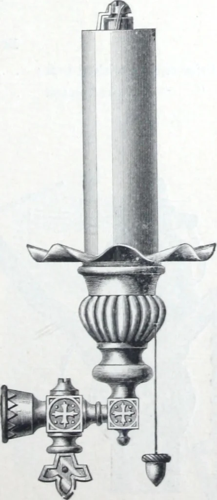 An illustration from Catalogue of O.D. Pierce & Co. manufacturers of and dealers in electrical supplies ..., 1893, leaf 40