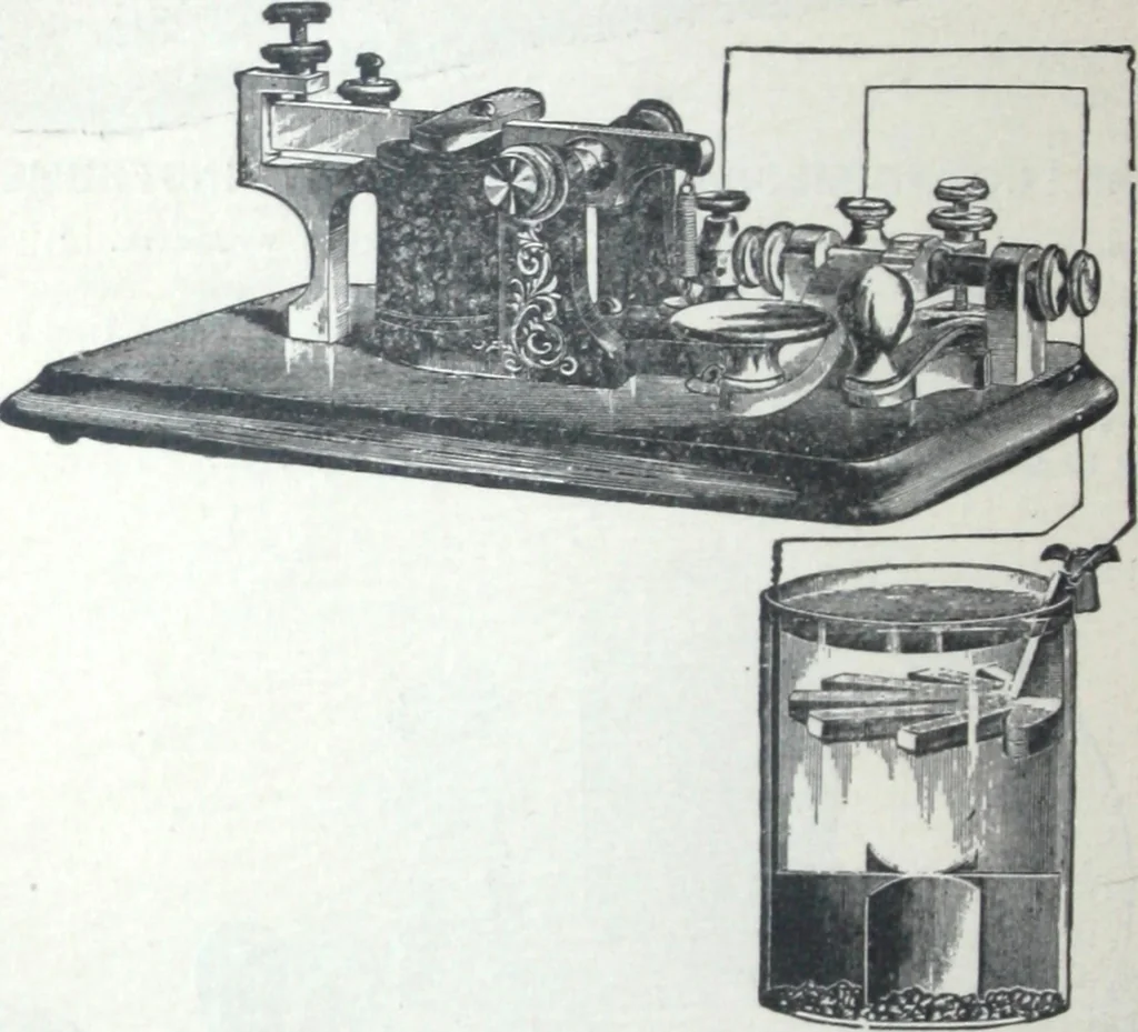 An illustration from Catalogue of O.D. Pierce & Co. manufacturers of and dealers in electrical supplies ..., 1893, leaf 47