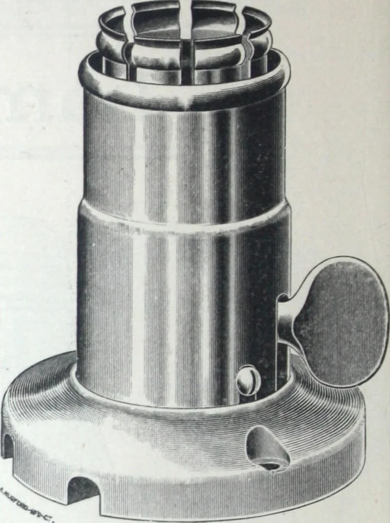 An illustration from Catalogue of O.D. Pierce & Co. manufacturers of and dealers in electrical supplies ..., 1893, leaf 53