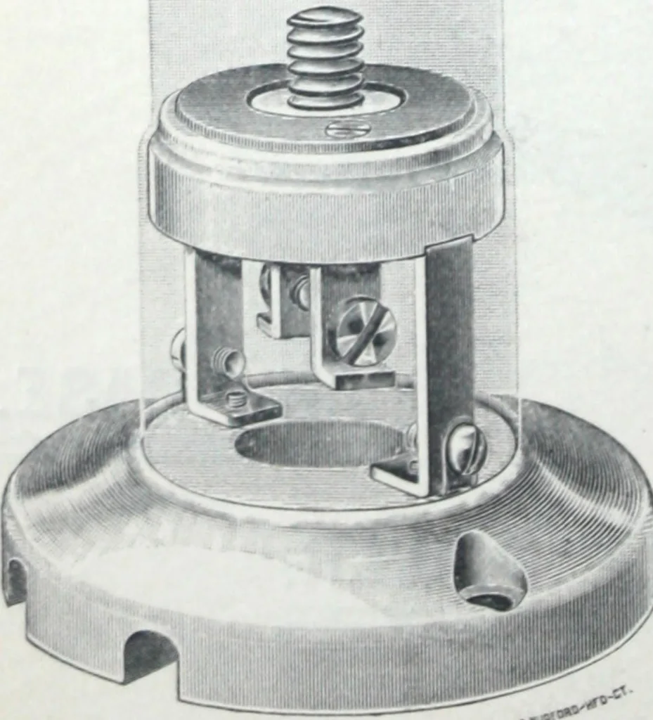 An illustration from Catalogue of O.D. Pierce & Co. manufacturers of and dealers in electrical supplies ..., 1893, leaf 53