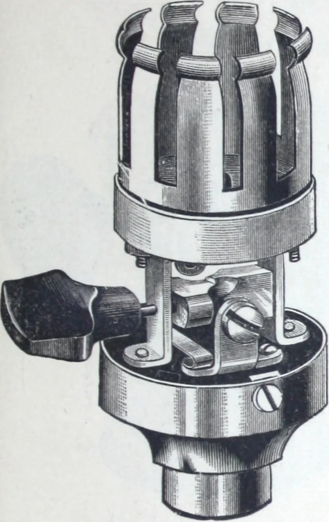 An illustration from Catalogue of O.D. Pierce & Co. manufacturers of and dealers in electrical supplies ..., 1893, leaf 54