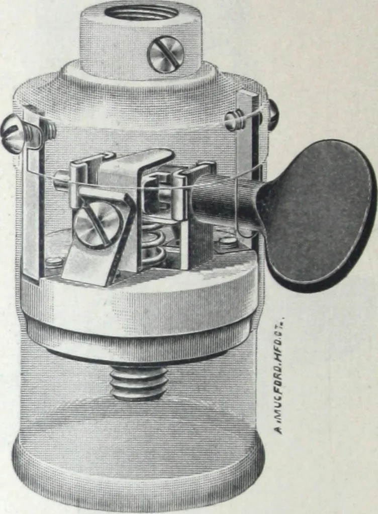 An illustration from Catalogue of O.D. Pierce & Co. manufacturers of and dealers in electrical supplies ..., 1893, leaf 55