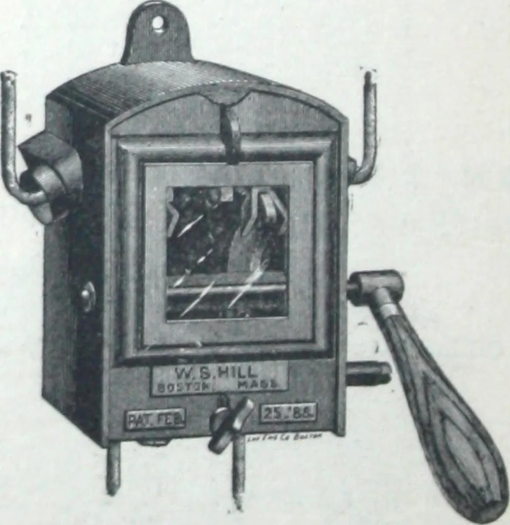 An illustration from Catalogue of O.D. Pierce & Co. manufacturers of and dealers in electrical supplies ..., 1893, leaf 61