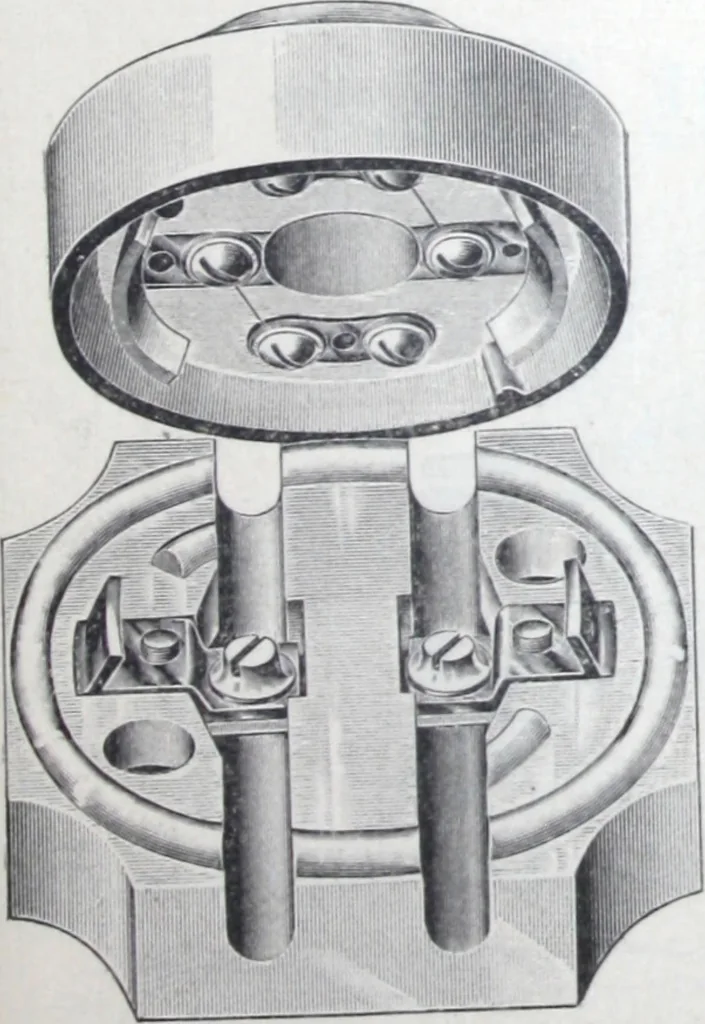 An illustration from Catalogue of O.D. Pierce & Co. manufacturers of and dealers in electrical supplies ..., 1893, leaf 62