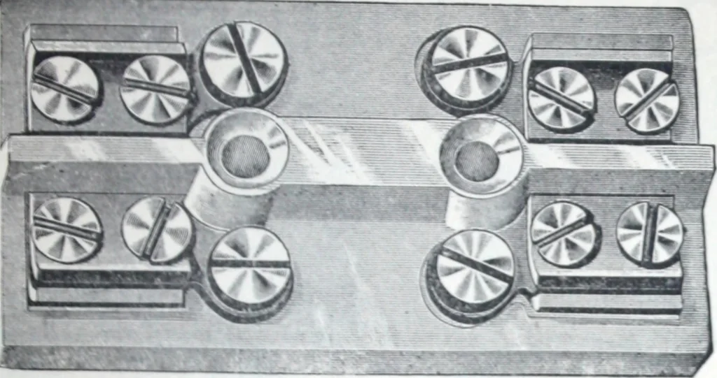An illustration from Catalogue of O.D. Pierce & Co. manufacturers of and dealers in electrical supplies ..., 1893, leaf 66