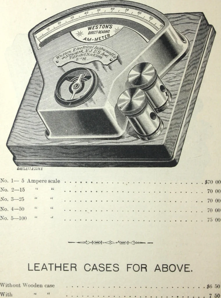 An illustration from Catalogue of O.D. Pierce & Co. manufacturers of and dealers in electrical supplies ..., 1893, leaf 97
