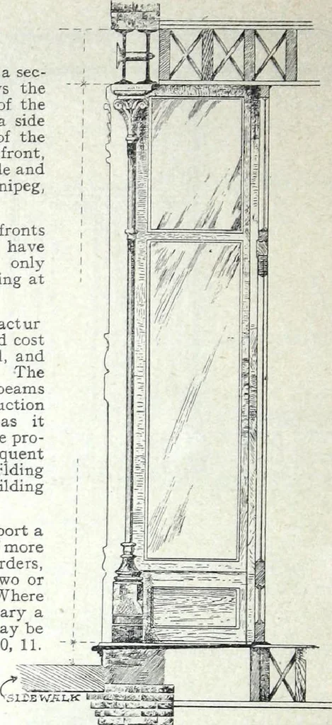 An illustration from Catalogue of Structural Steel & Iron for Architects, Engineers & Contractors, 1910, leaf 12
