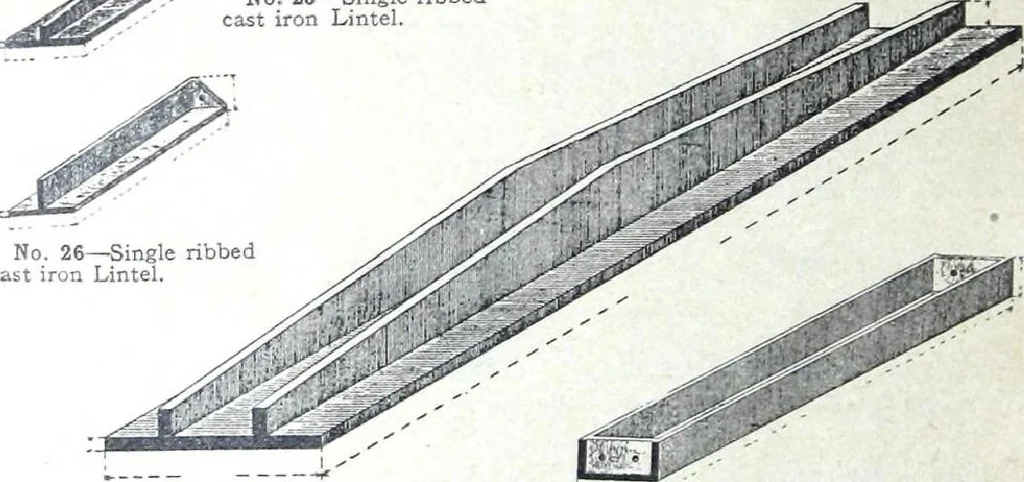 An illustration from Catalogue of Structural Steel & Iron for Architects, Engineers & Contractors, 1910, leaf 14