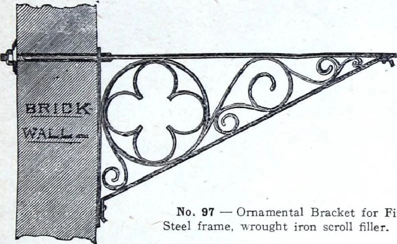 An illustration from Catalogue of Structural Steel & Iron for Architects, Engineers & Contractors, 1910, leaf 69