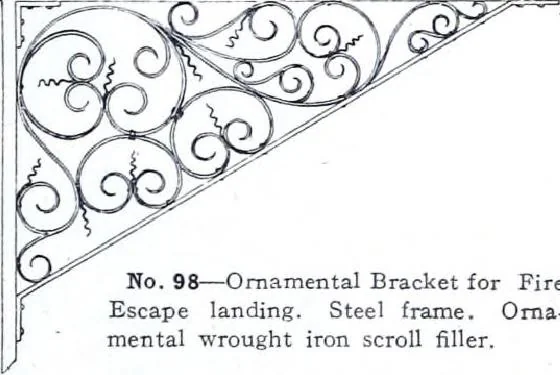 An illustration from Catalogue of Structural Steel & Iron for Architects, Engineers & Contractors, 1910, leaf 69