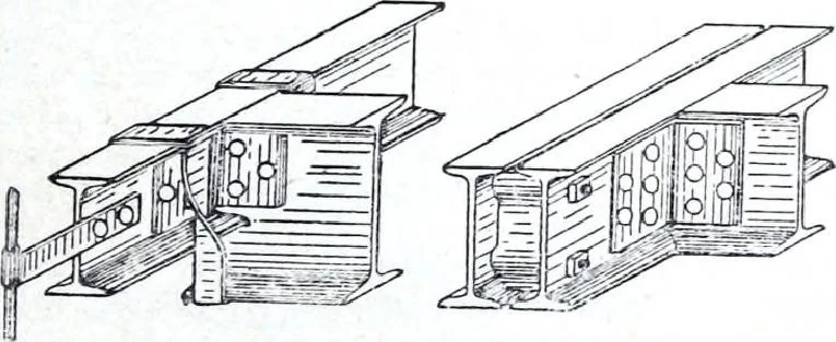 An illustration from Catalogue of Structural Steel & Iron for Architects, Engineers & Contractors, 1910, leaf 9