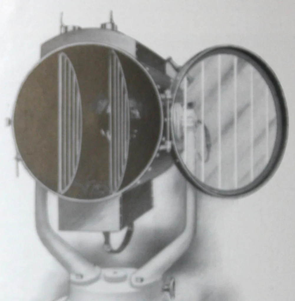 An illustration from Search Light Projectors, 1914, leaf 39