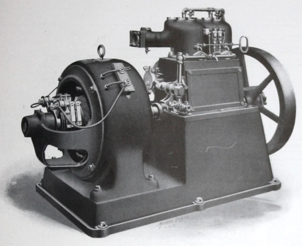 An illustration from Search Light Projectors, 1914, leaf 58