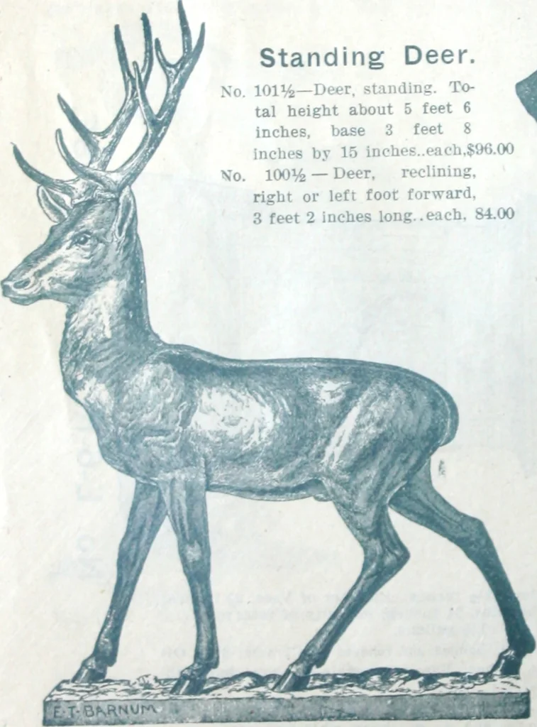 An illustration from Catalogue of vases, settees, fountains and other lawn furniture, 1904, leaf 17