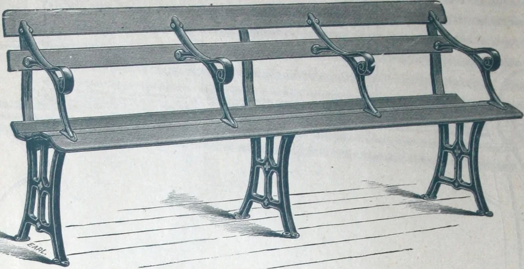 An illustration from Catalogue of vases, settees, fountains and other lawn furniture, 1904, leaf 19