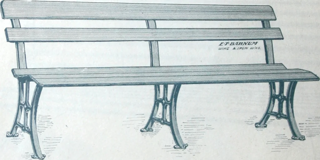 An illustration from Catalogue of vases, settees, fountains and other lawn furniture, 1904, leaf 19