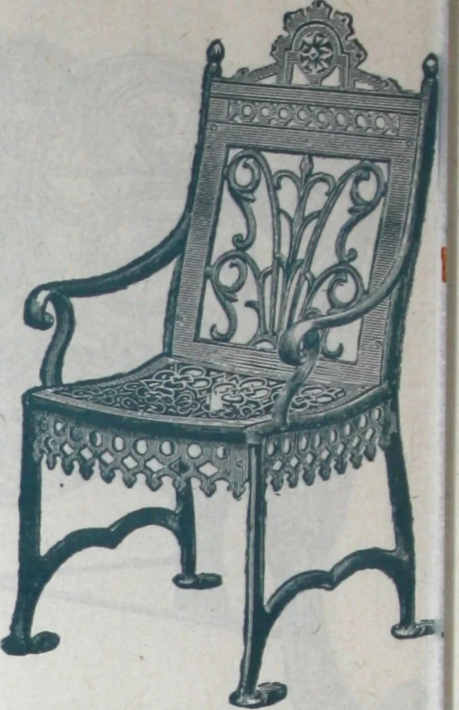 An illustration from Catalogue of vases, settees, fountains and other lawn furniture, 1904, leaf 21