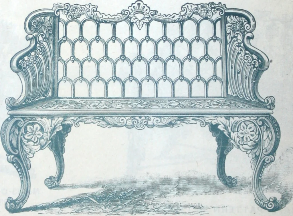An illustration from Catalogue of vases, settees, fountains and other lawn furniture, 1904, leaf 21