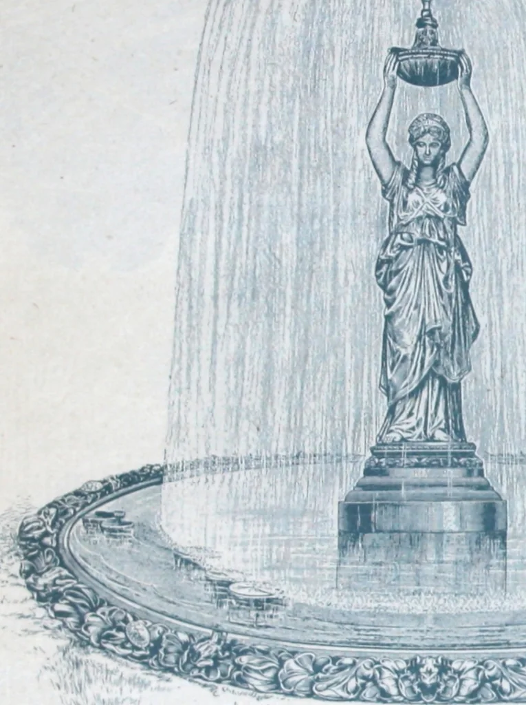 An illustration from Catalogue of vases, settees, fountains and other lawn furniture, 1904, leaf 26