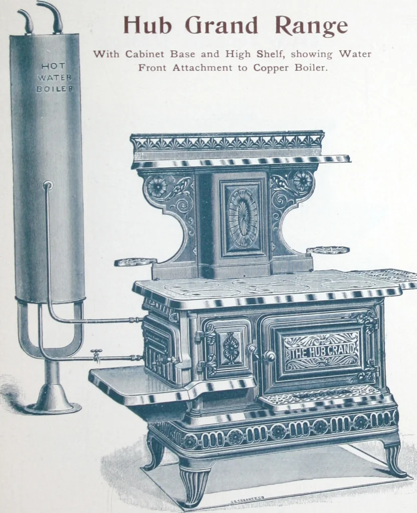 An illustration from Catalogue Smith & Anthony Company : hub stoves, ranges and furnaces., 1894, leaf 8