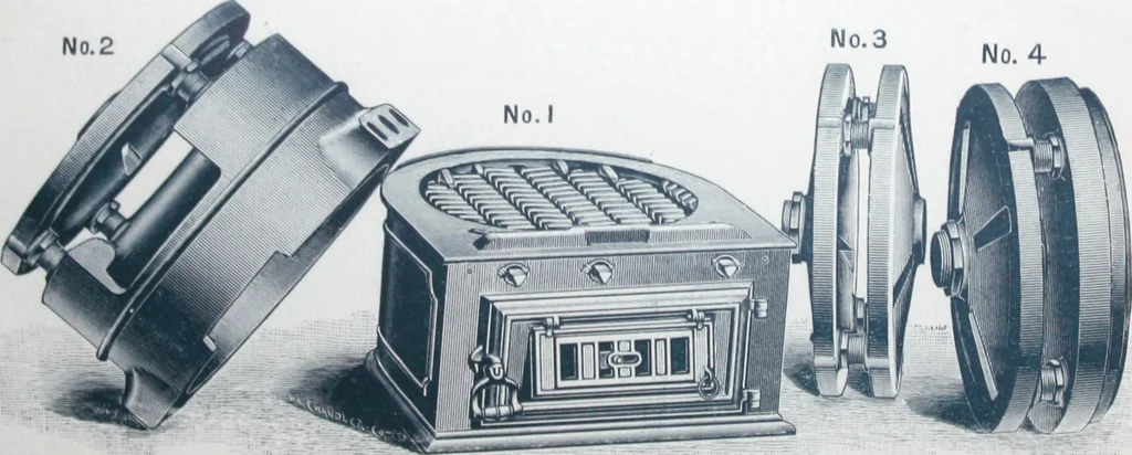An illustration from Catalogue Smith & Anthony Company : hub stoves, ranges and furnaces., 1894, leaf 89