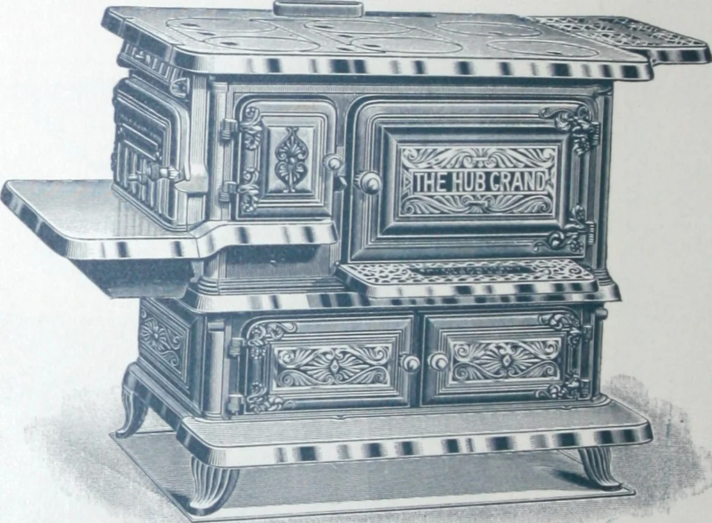 An illustration from Catalogue Smith & Anthony Company : hub stoves, ranges and furnaces., 1894, leaf 9