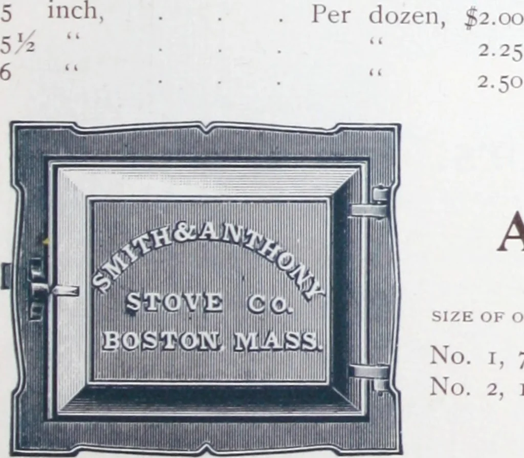 An illustration from Catalogue Smith & Anthony Company : hub stoves, ranges and furnaces., 1894, leaf 98