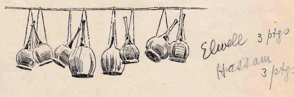 An illustration from Catalogue of the Ninth Annual Exhibition of the Paint and Clay Club, 1890, leaf 14