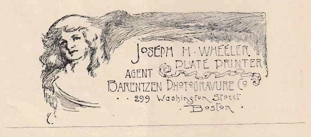 An illustration from Catalogue of the Ninth Annual Exhibition of the Paint and Clay Club, 1890, leaf 4